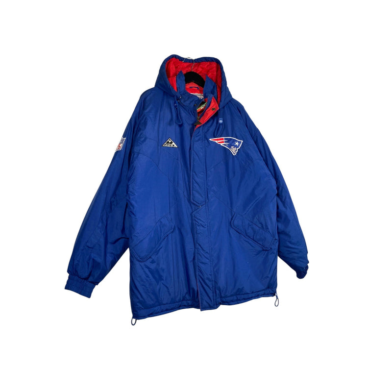 Vintage Pro Line New England Patriots Logo NFL Puffer Jacket