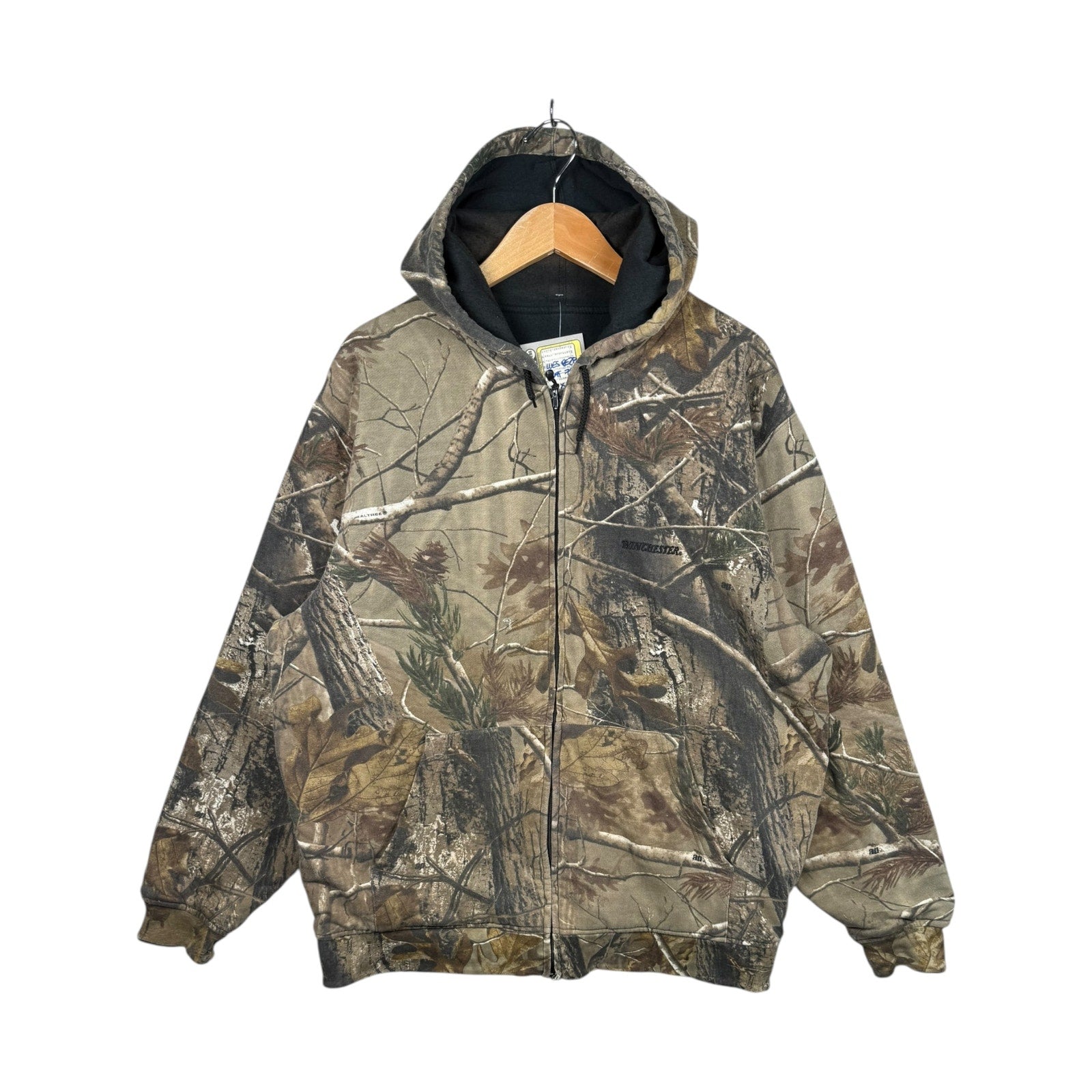 Vintage Winchester Camo Reversible Full Zip Hoodie