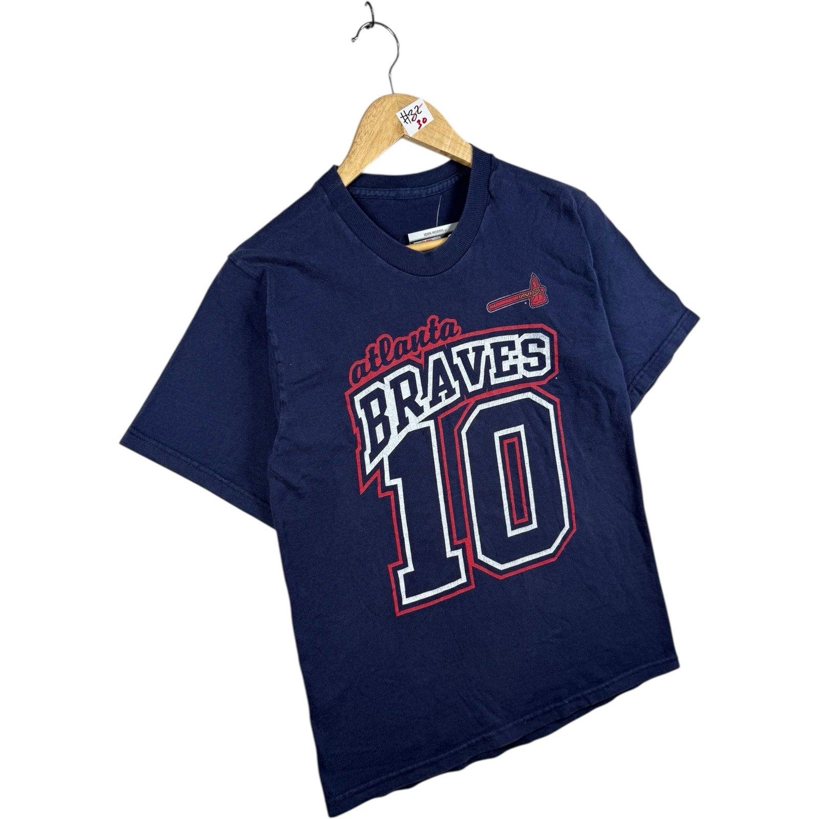 Vintage Atlanta Braves Jones #10 MLB T-Shirt