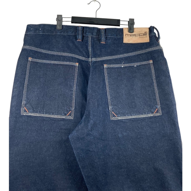 Vintage MECCADNM Dark Wash Denim Shorts 38