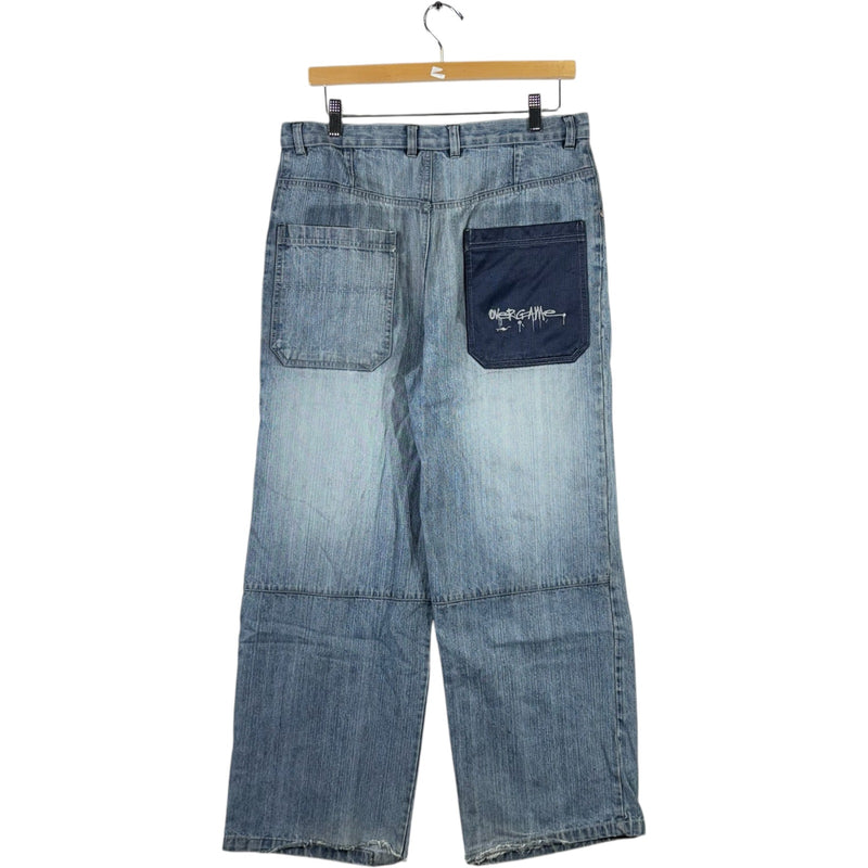 Vintage OverGame Wide Leg Denim Jeans 33 x 28