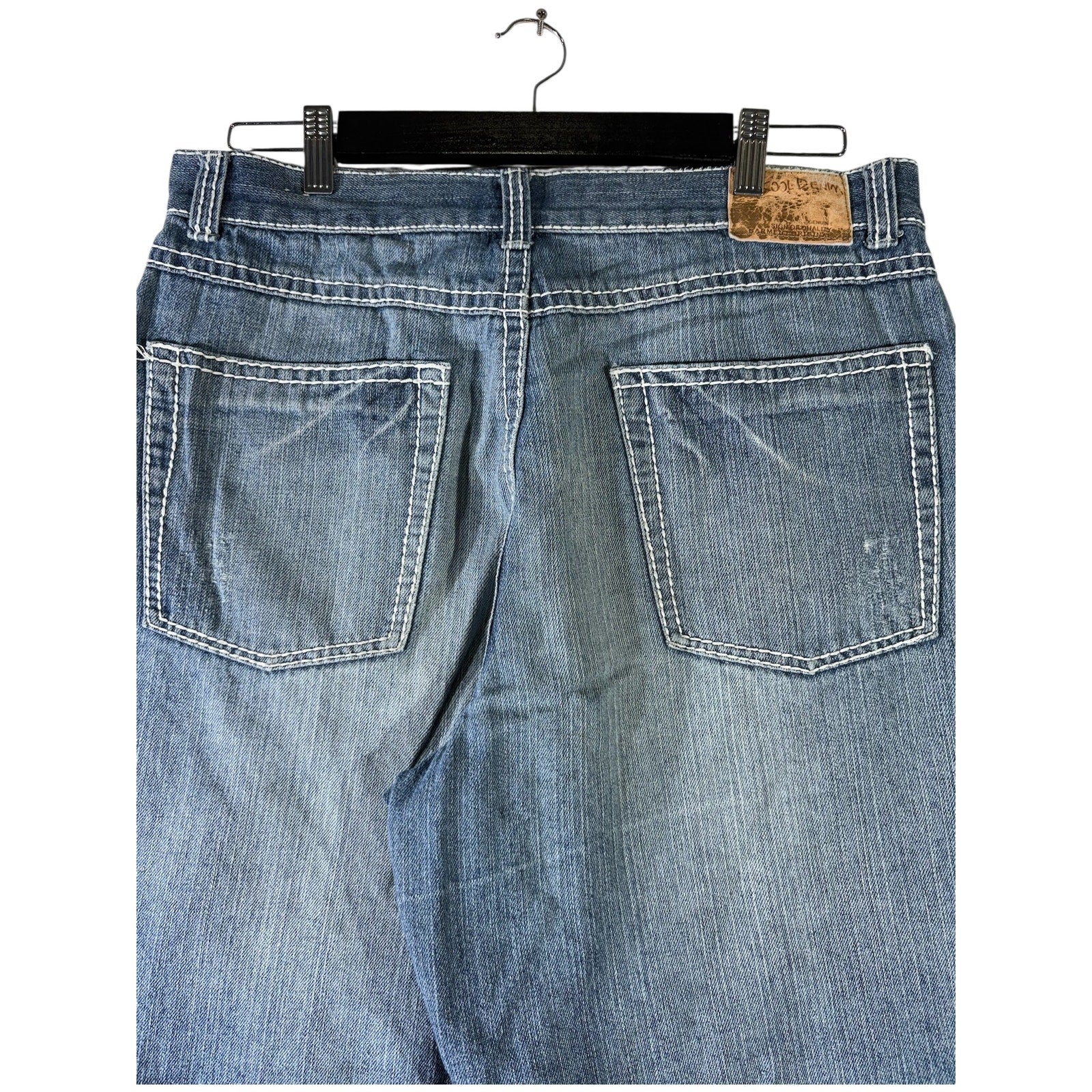 Vintage SoKool Bermuda Utility Denim Shorts 34