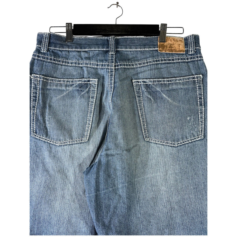 Vintage SoKool Bermuda Utility Denim Shorts 34