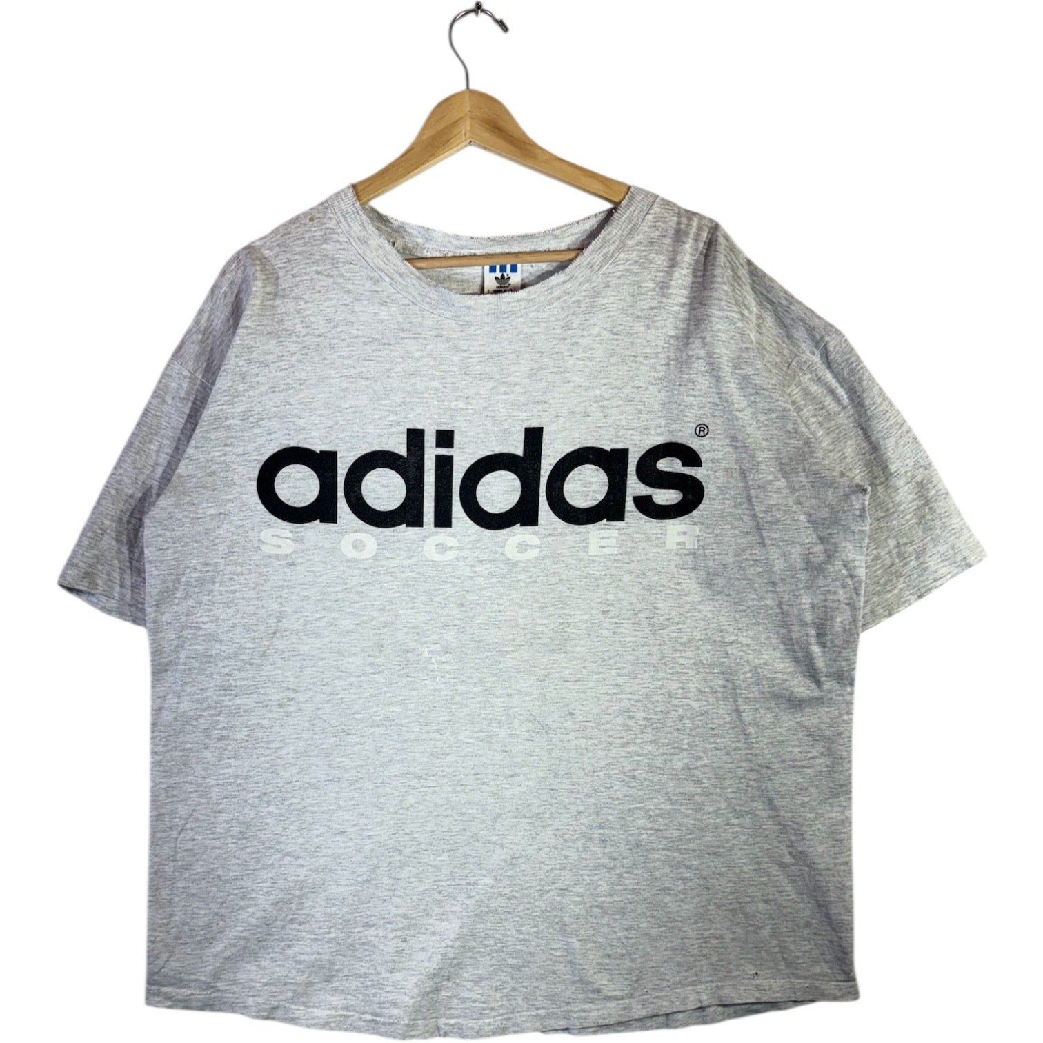 Vintage Adidas Soccer Spell Out T-Shirt