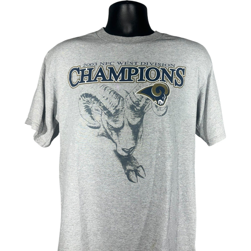 Vintage St. Louis Rams NFC West Champions Tee