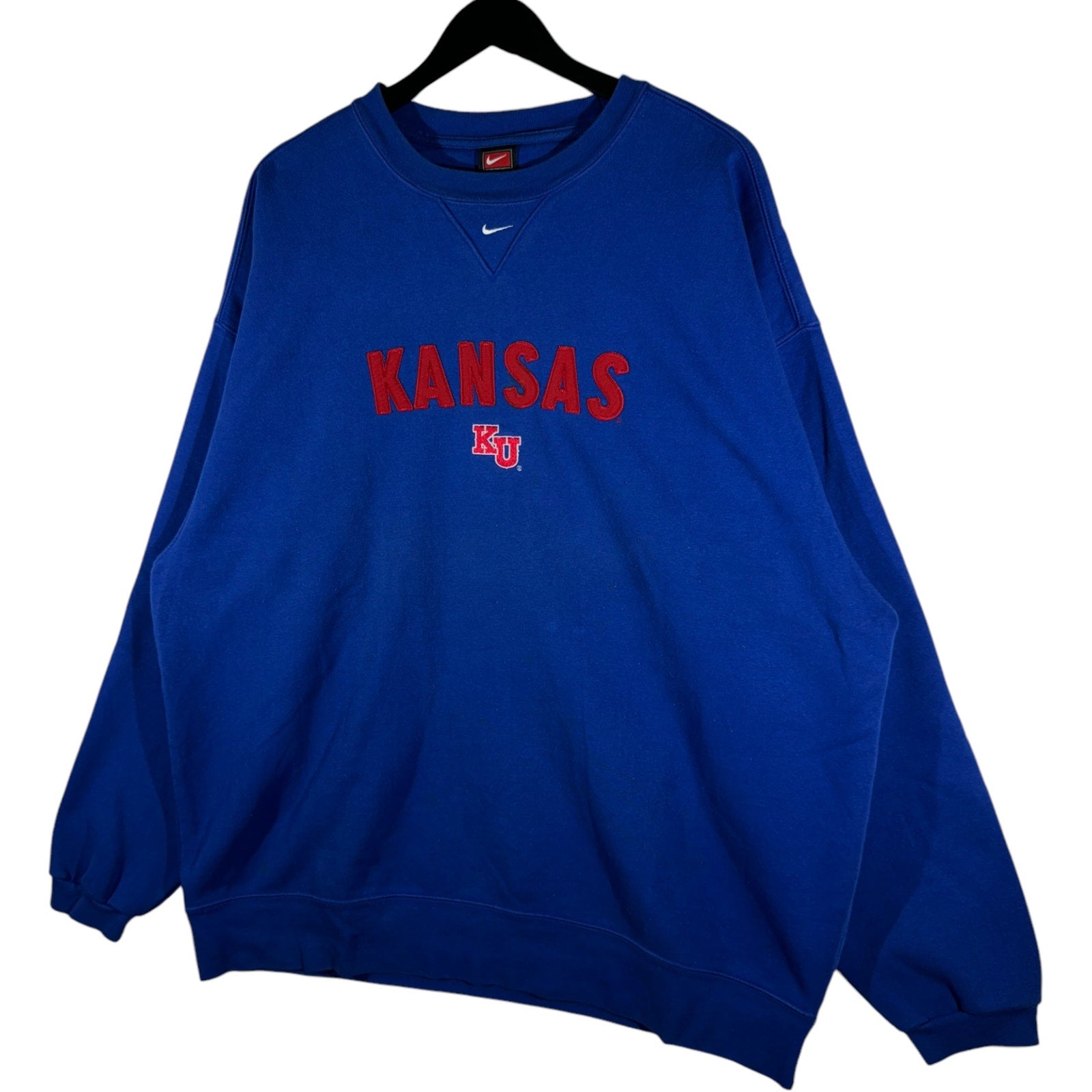 Vintage Nike University Of Kansas Center Swoosh Crewneck