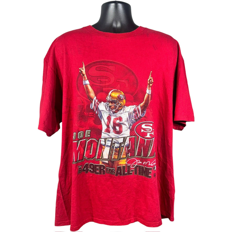 Vintage San Francisco 49ers Joe Montana NFL Player Tee 90s