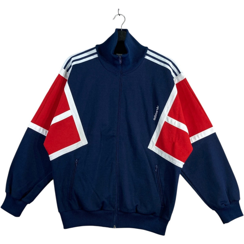 Vintage Adidas Trefoil 3-Striped Full Zip Track Jacket