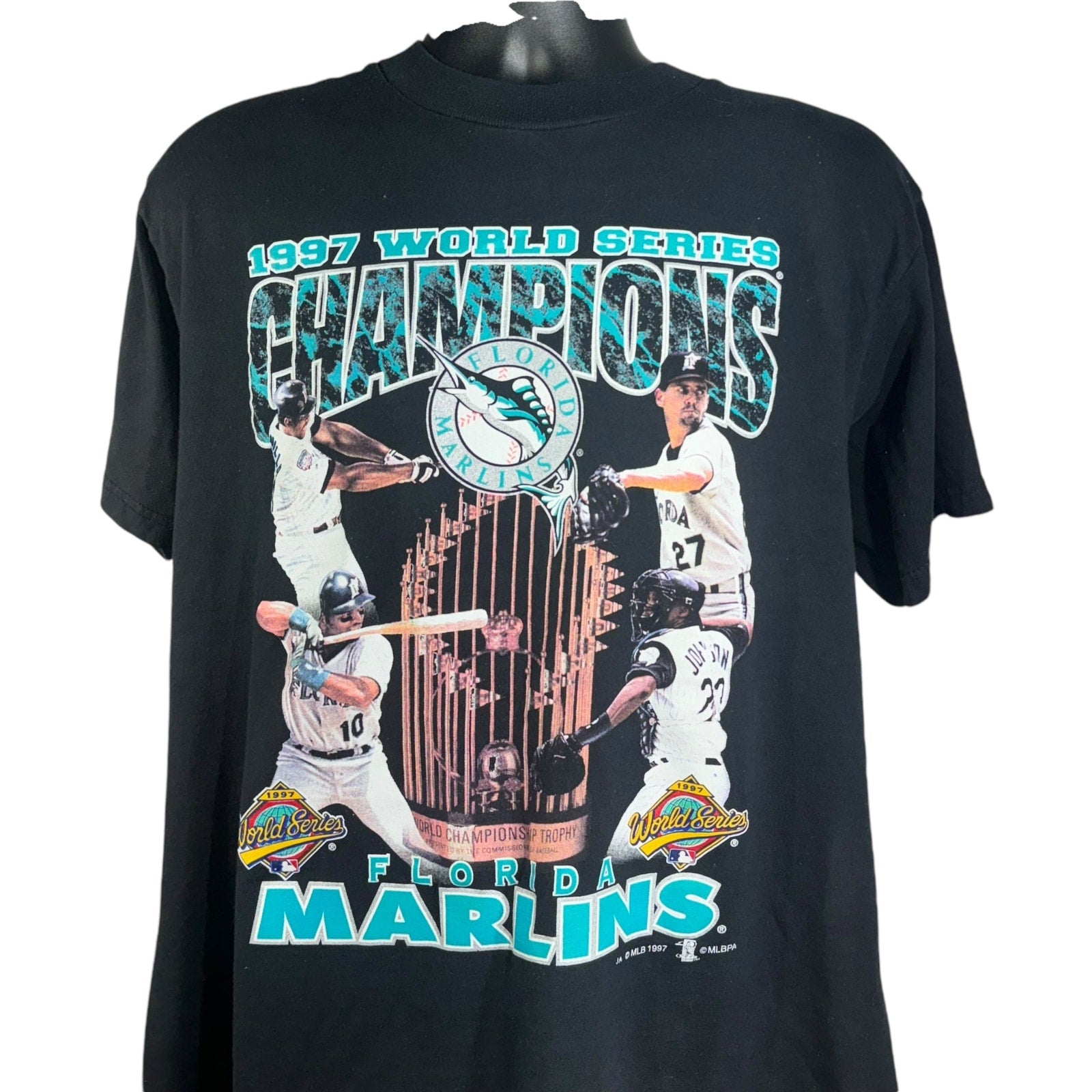 Vintage Florida Marlins World Series Champions Tee 1997