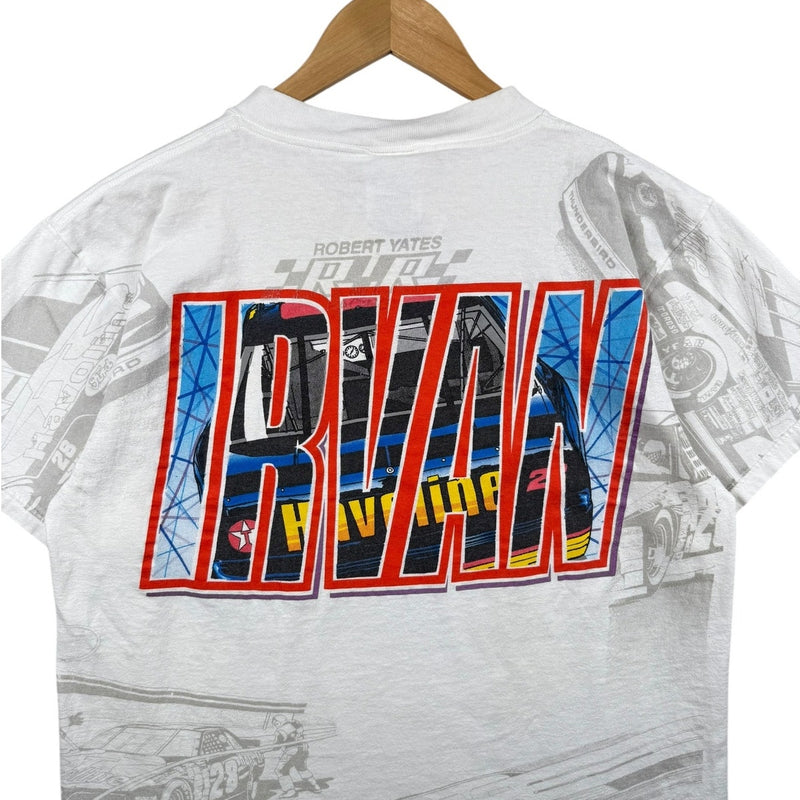 Vintage Ernie Irvan #28 Graphic NASCAR T-Shirt