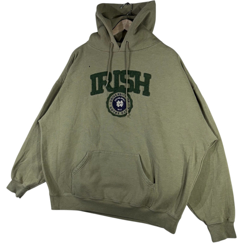 Vintage JanSport University Of Notre Dame Irish Hoodie