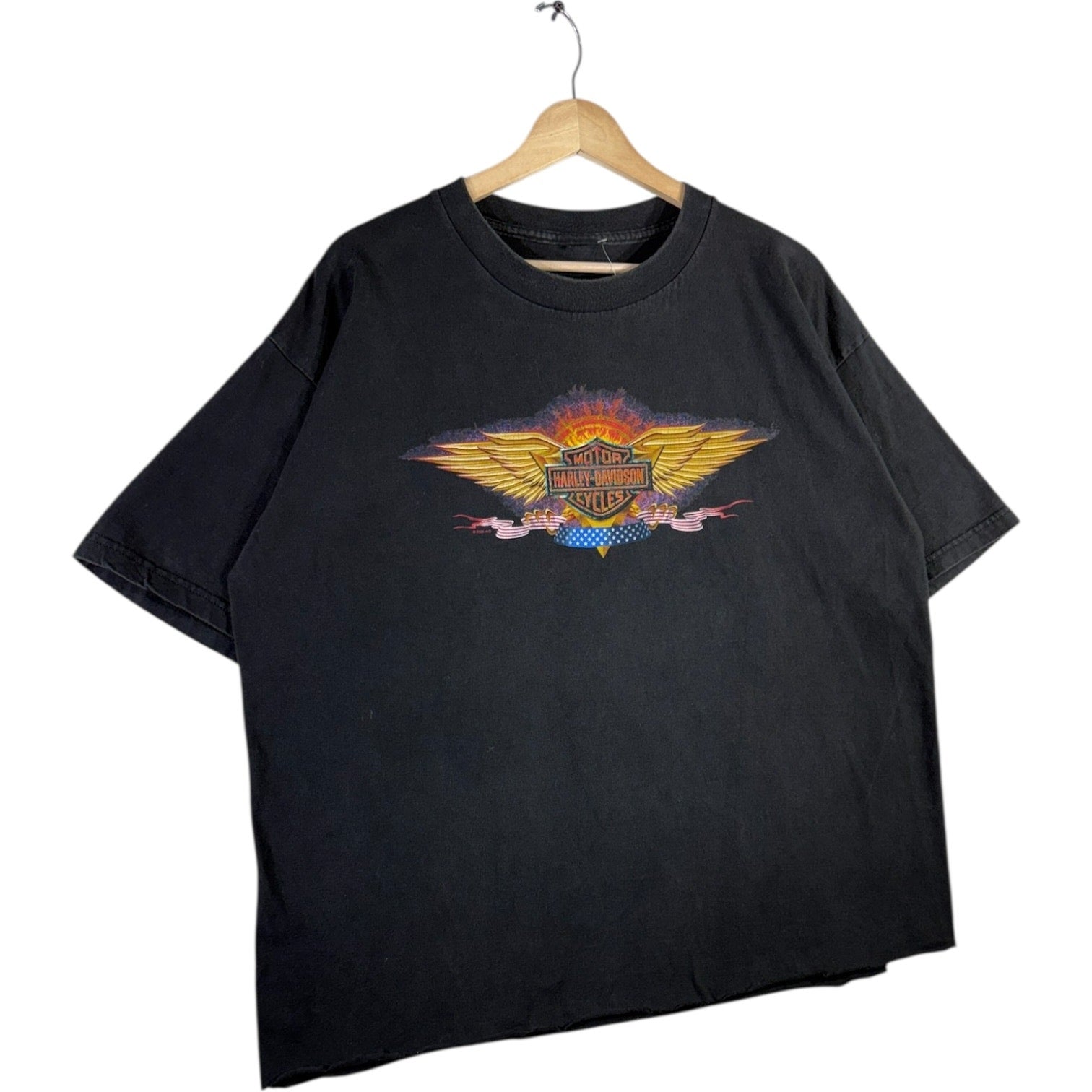 Vintage Harley Davidson Eagle Graphic T-Shirt