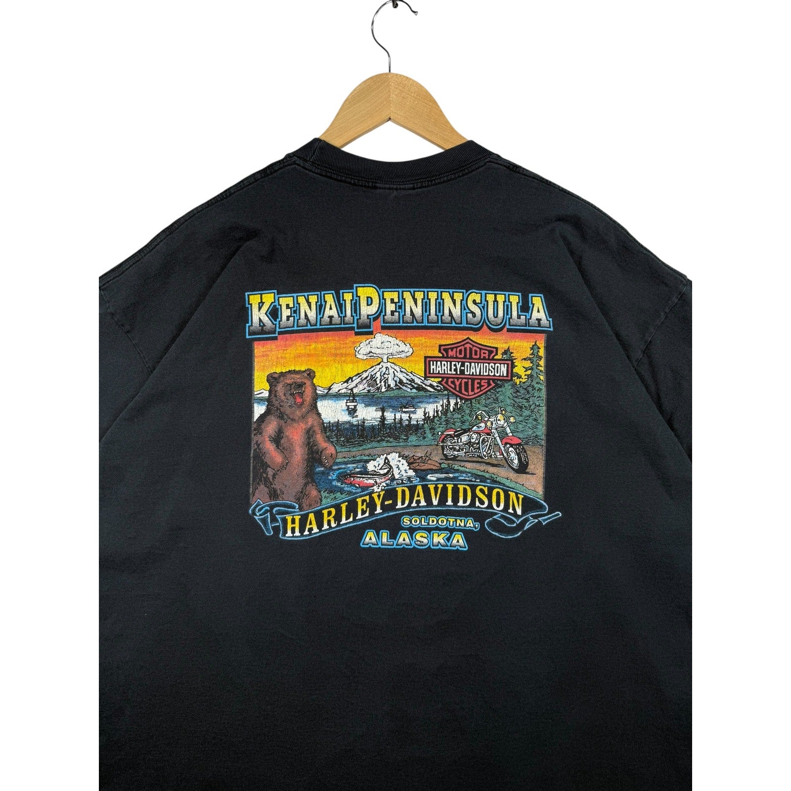 Vintage Harley Davidson Soldotna Alaska T-Shirt
