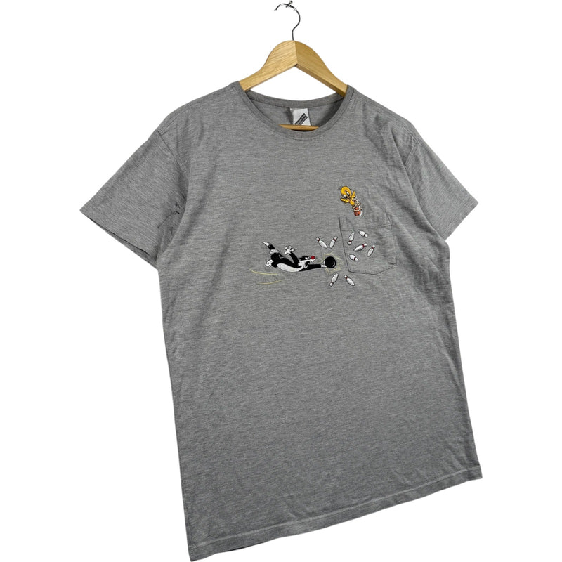 Vintage Warner Bros Embroidered Pocket T-Shirt