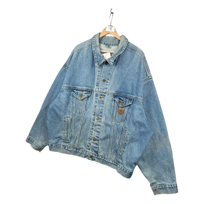 Vintage Carhartt Denim Button Up Jacket