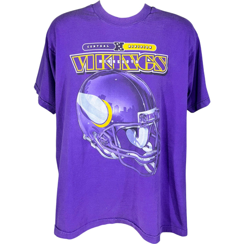 Vintage Minnesota Vikings Helmet NFL Tee