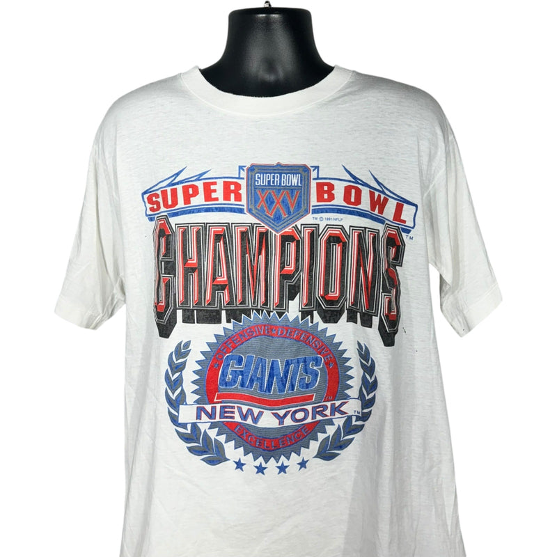 Vintage New York Giants Super Bowl XXV Champions Tee