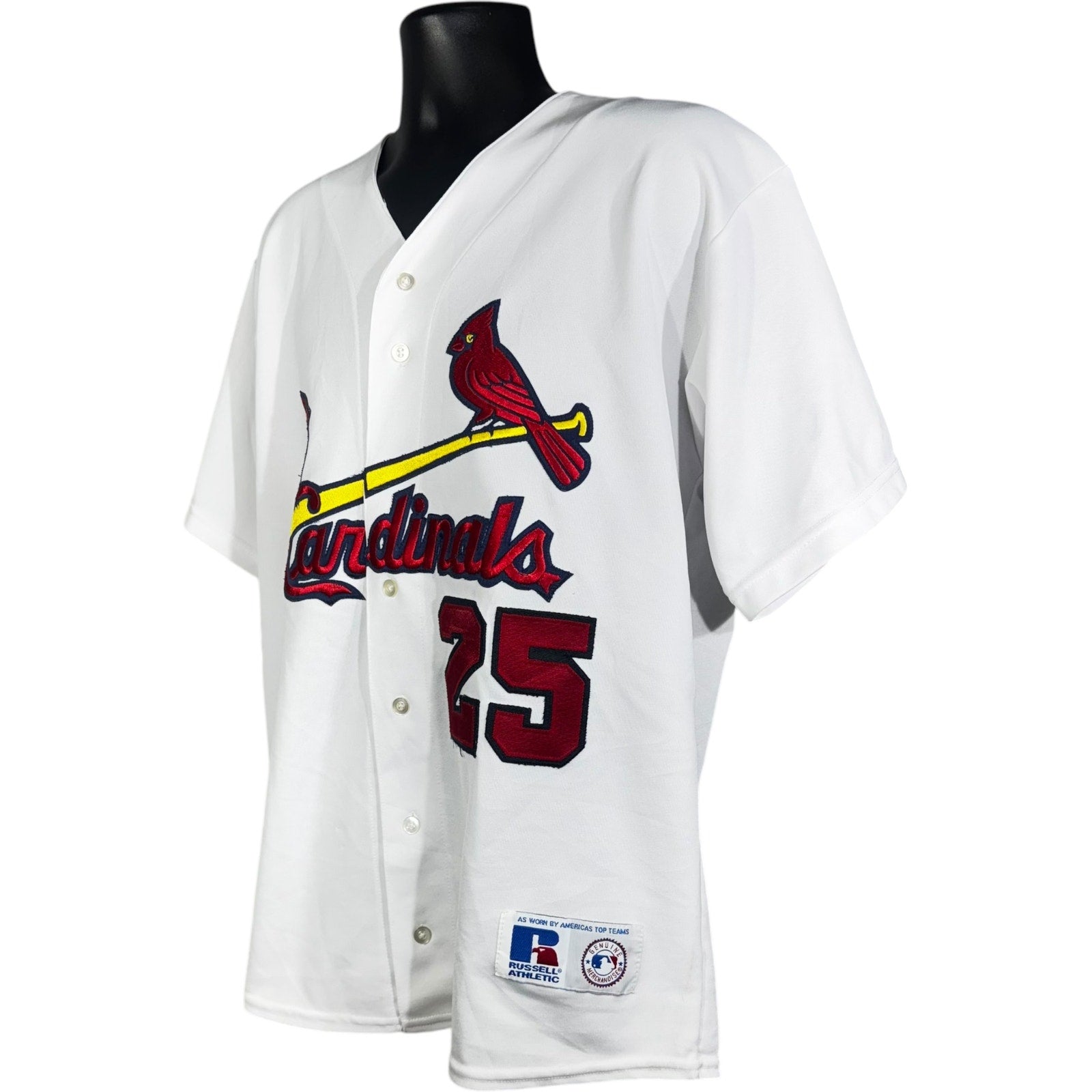 Vintage Russell St. Louis Cardinals Mark McGwire #25 MLB Jersey