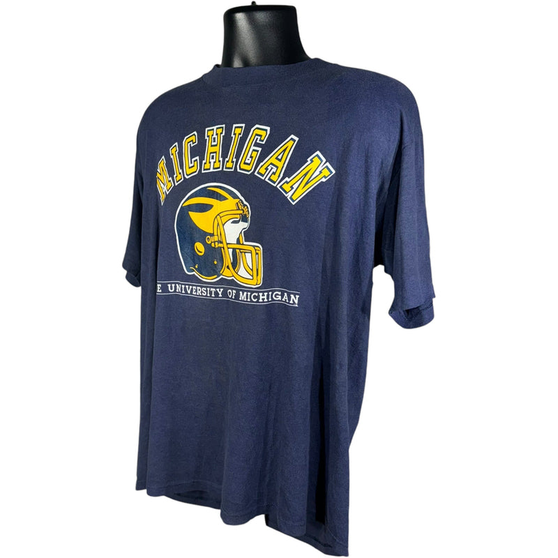 Vintage University Of Michigan Football Tee 90's