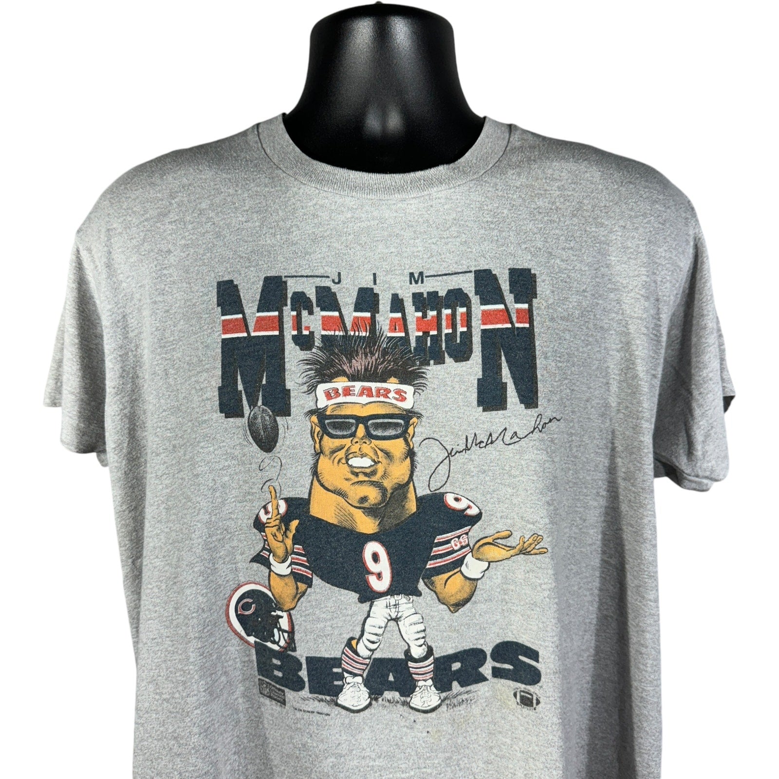 Vintage NFL Chicago Bears Jim McMahon Tee