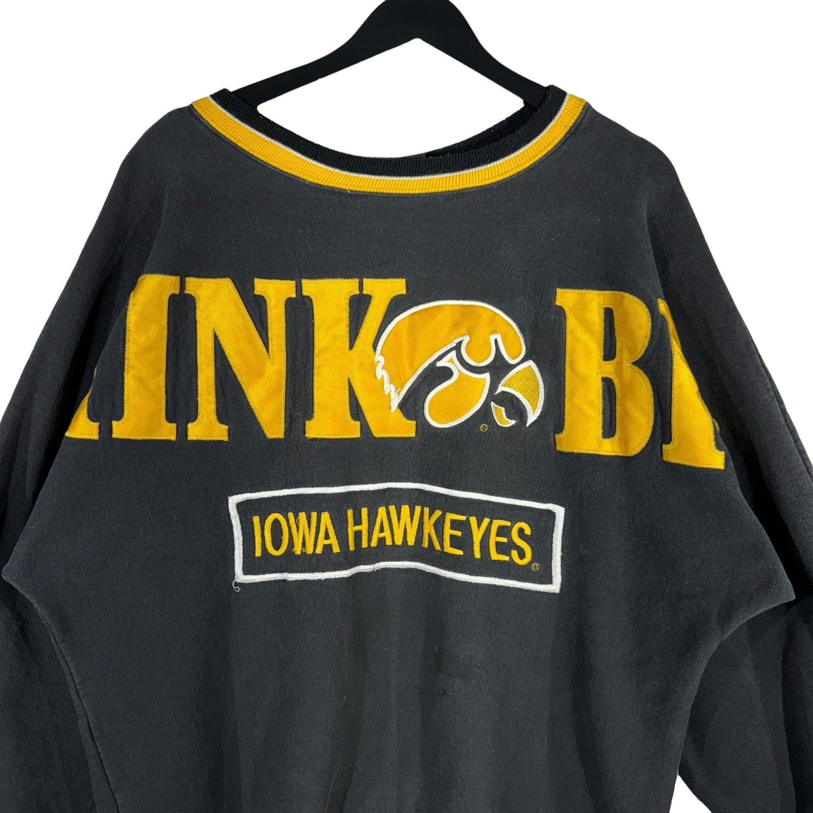 Vintage "Think Big" University of Iowa Hawkeyes Crewneck