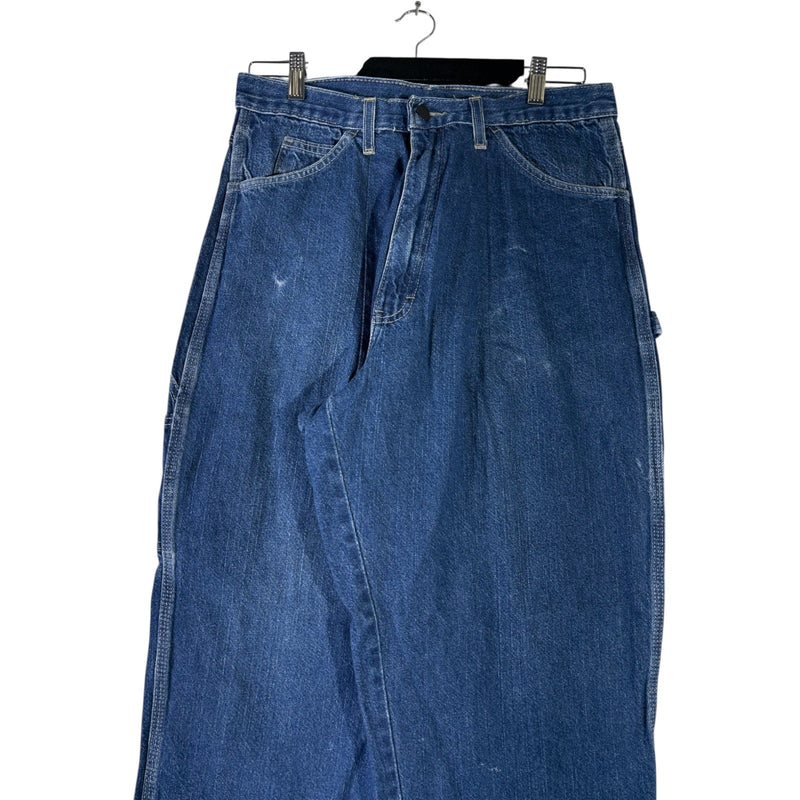 Vintage Dickies Wide Leg Workwear Denim Jeans 42x30