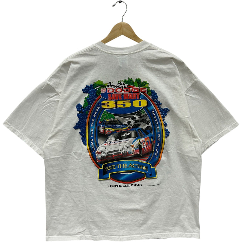 Vintage Dodge Save Mart 350 Infineon Raceway NASCAR Tee