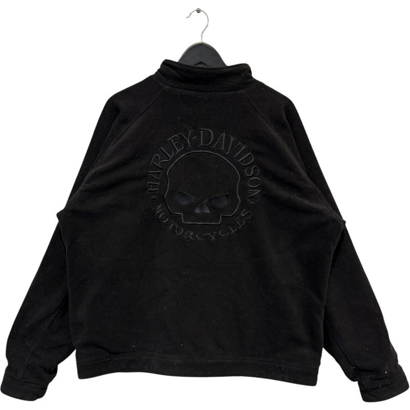 Vintage Harley Davidson Embroidered Fleece