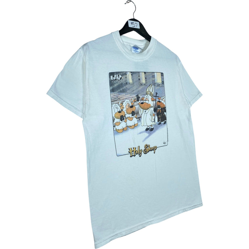 Vintage Holy Sheep Humor Graphic Tee T-Shirt