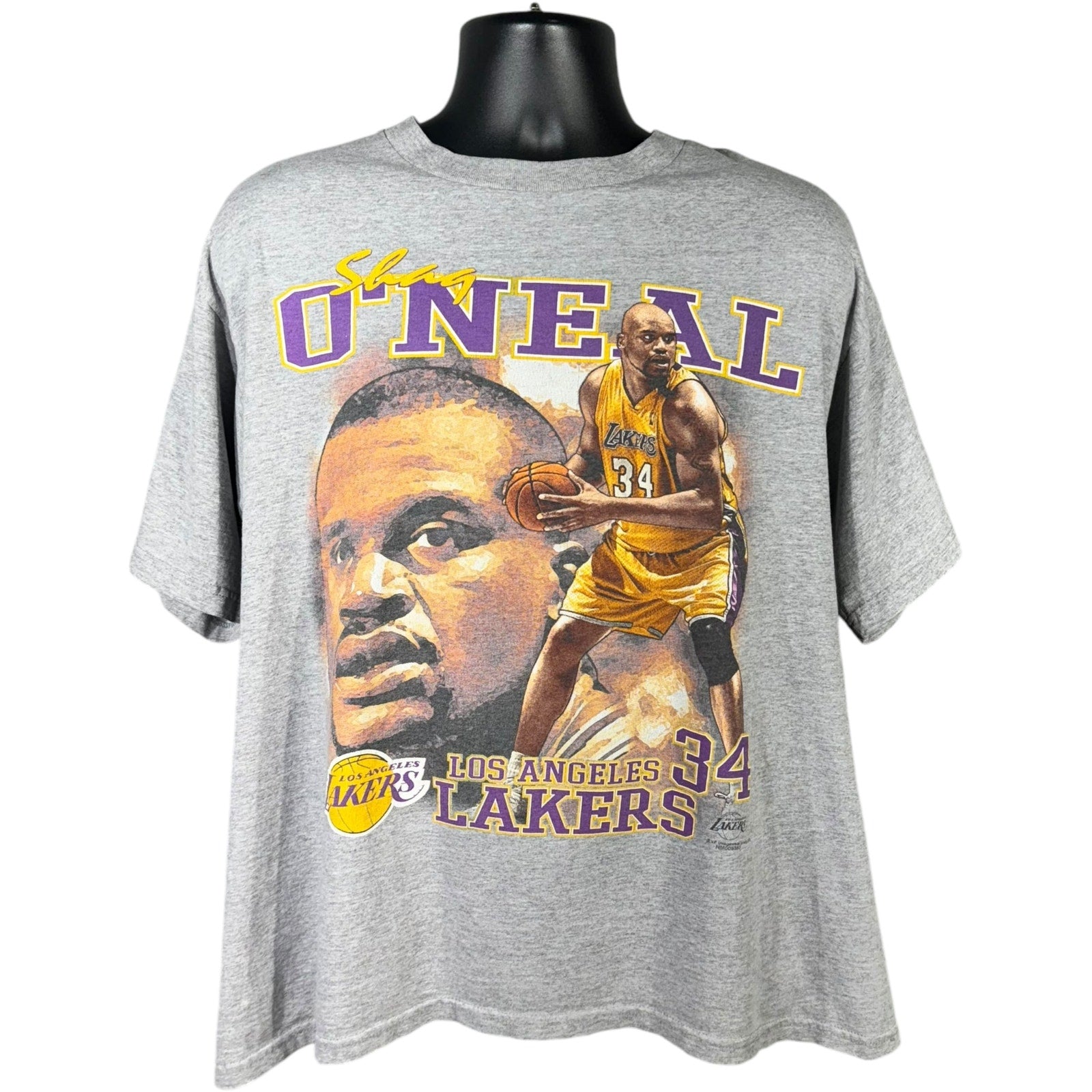 Vintage Los Angles Lakers Shaquille O'Neal # 34 NBA Tee 90s