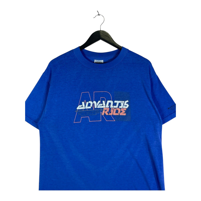 Vintage Advantis Ride Chest Spellout T-Shirt