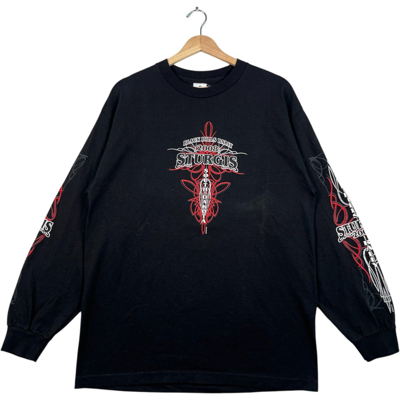 Vintage Black Hills Rally Sturgis Long Sleeve 2008 L