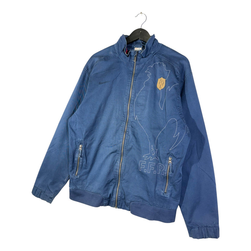 Vintage Nike FFR Rooster Full Zip Bomber Jacket
