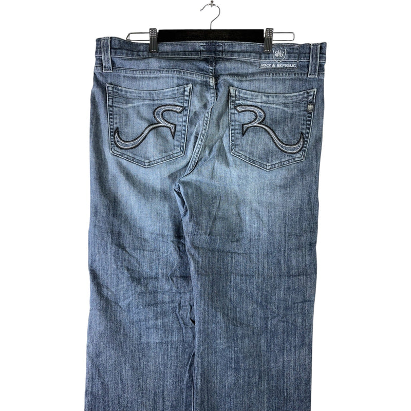Vintage Rock & Republic Straight Leg Denim Jeans 38