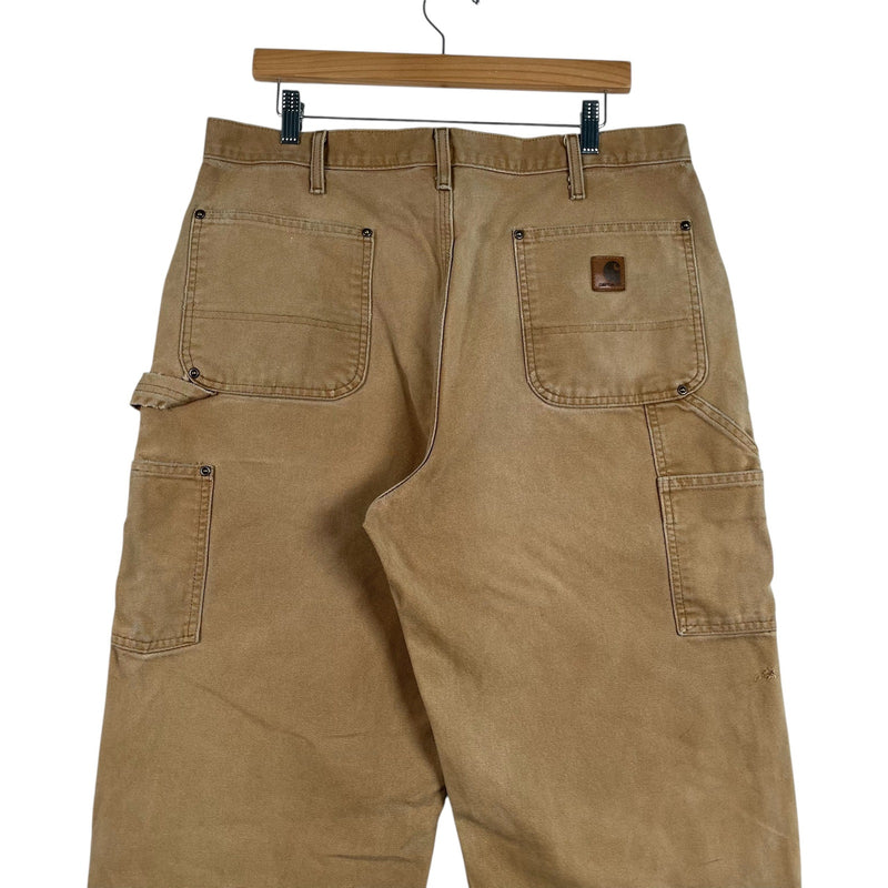Vintage Carhartt Carpenter Dungaree Double Knee Pants 36 x 36