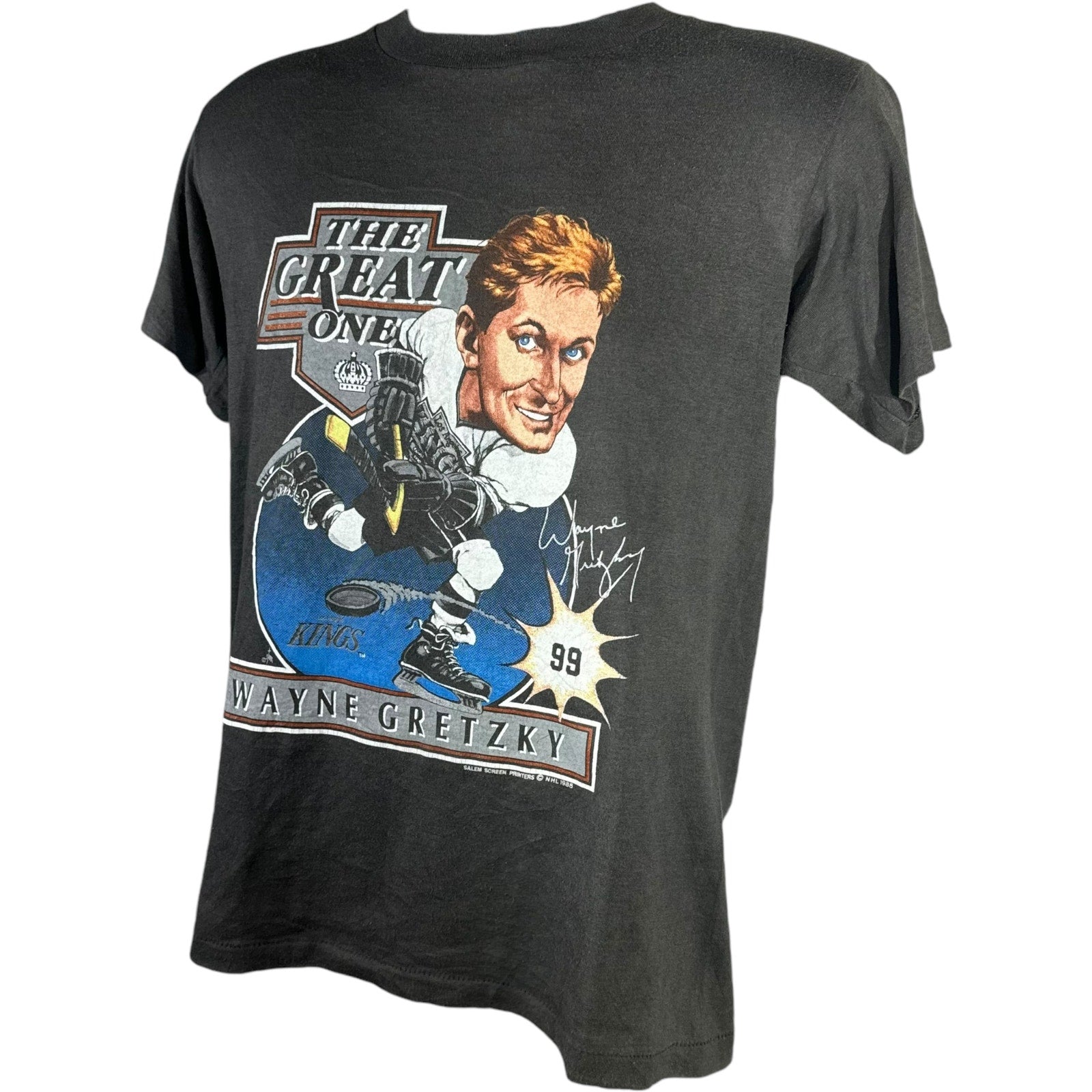 Vintage LA Kings Wayne Gretzky "The Great One" Tee 80s