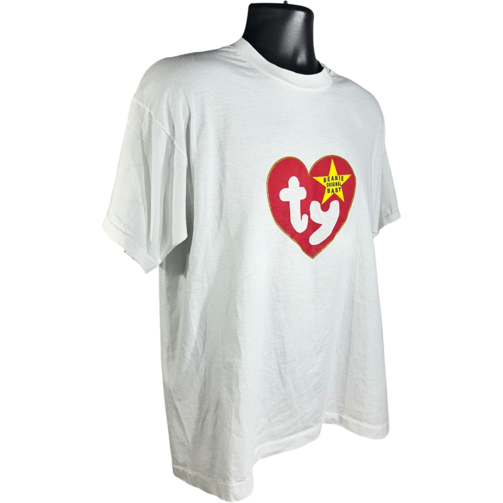 Vintage Ty Original Beanie Baby Logo Tee