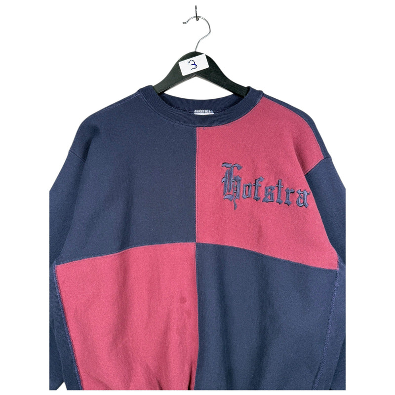 Vintage Hofstra University Colorblock Crewneck