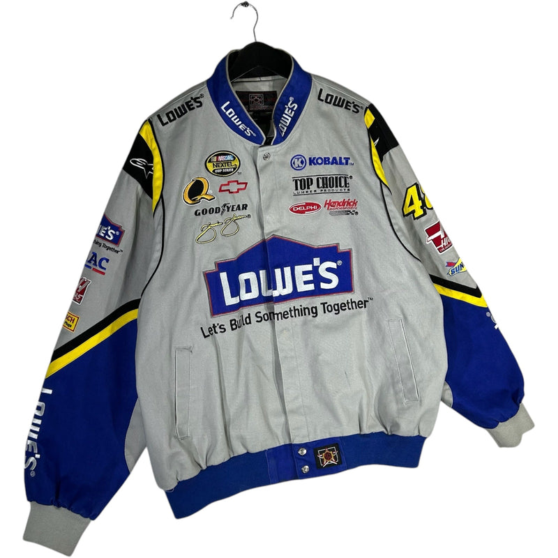 Vintage Jimmie Johnson Lowe's NASCAR Racing Jacket