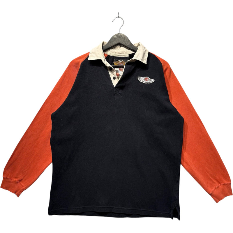 Vintage Harley Davidson Mullet Long Sleeve Rugby