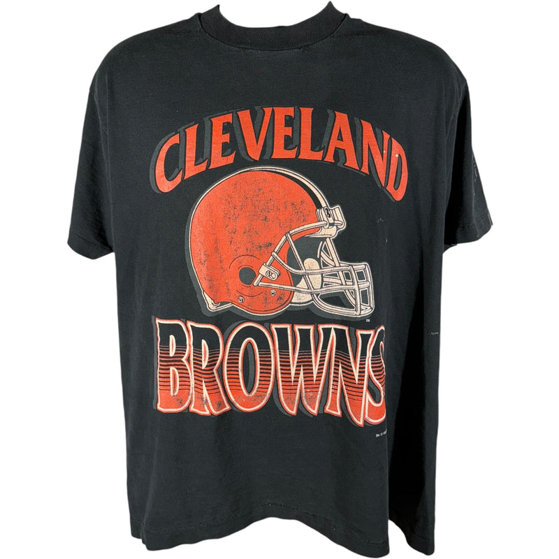 Vintage Cleveland Browns NFL Spellout Tee 90s