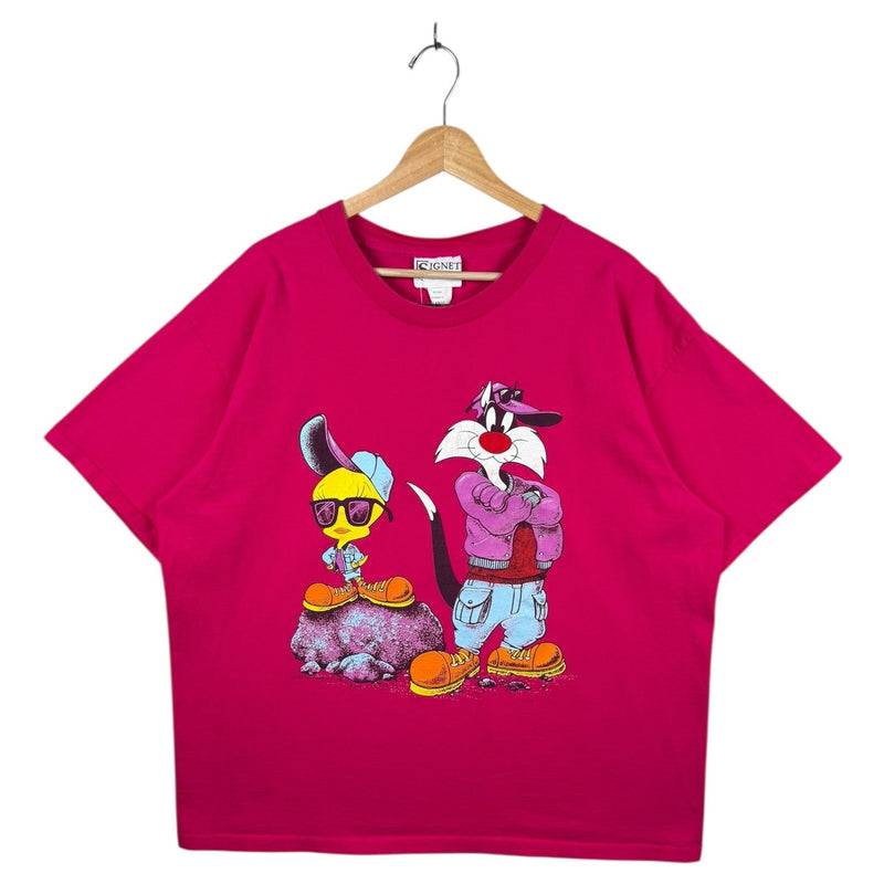 Vintage Looney Tunes Sylvester & Tweety Hip Hop T-Shirt