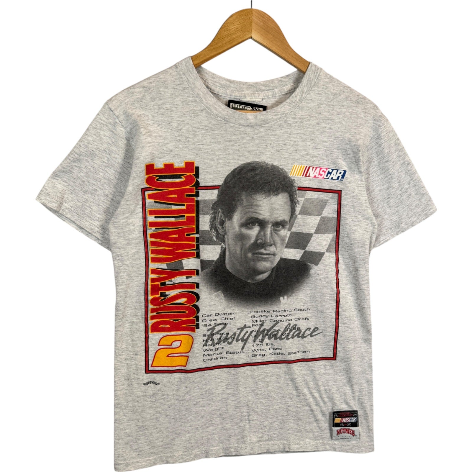 Vintage NASCAR Rusty Wallace #2 Tee