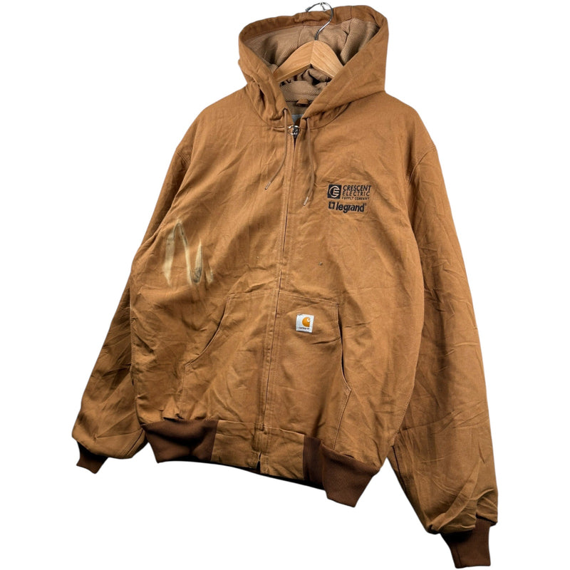 Vintage Carhartt Full Zip Workwear Hoodie Jacket
