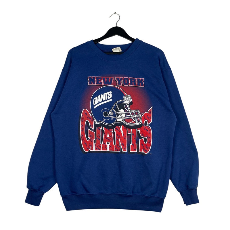 Vintage New York Giants Helmet Spellout NFL Crewneck