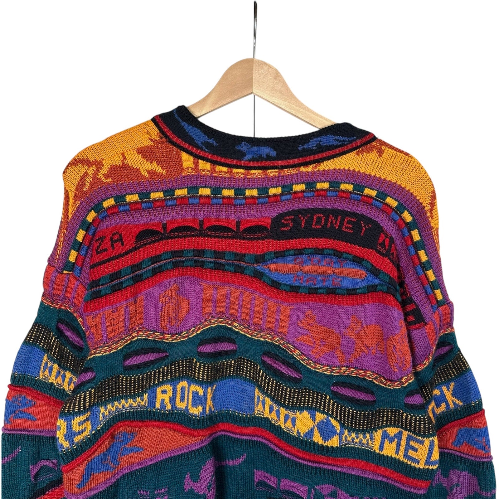 Vintage Coogi 3D Knit Sweater