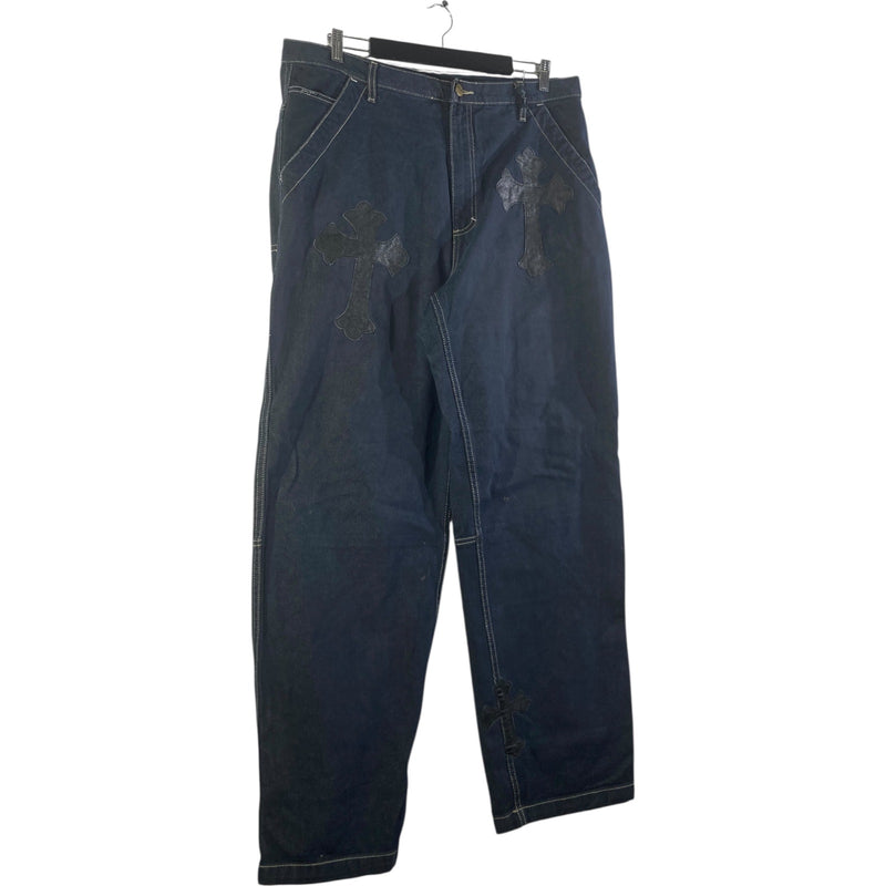 Vintage Sean John Cross Patch Baggy Jeans 35