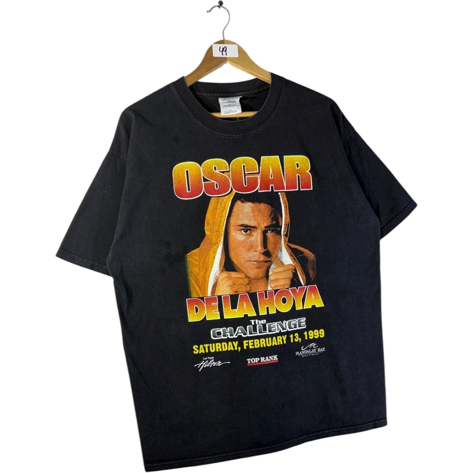 Vintage Oscar De La Hoya The Challenge 1999 Boxing T-Shirt