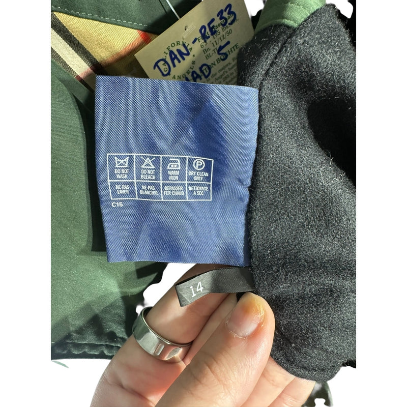 Vintage Women's Burberry's Wool Belted Trench Coat