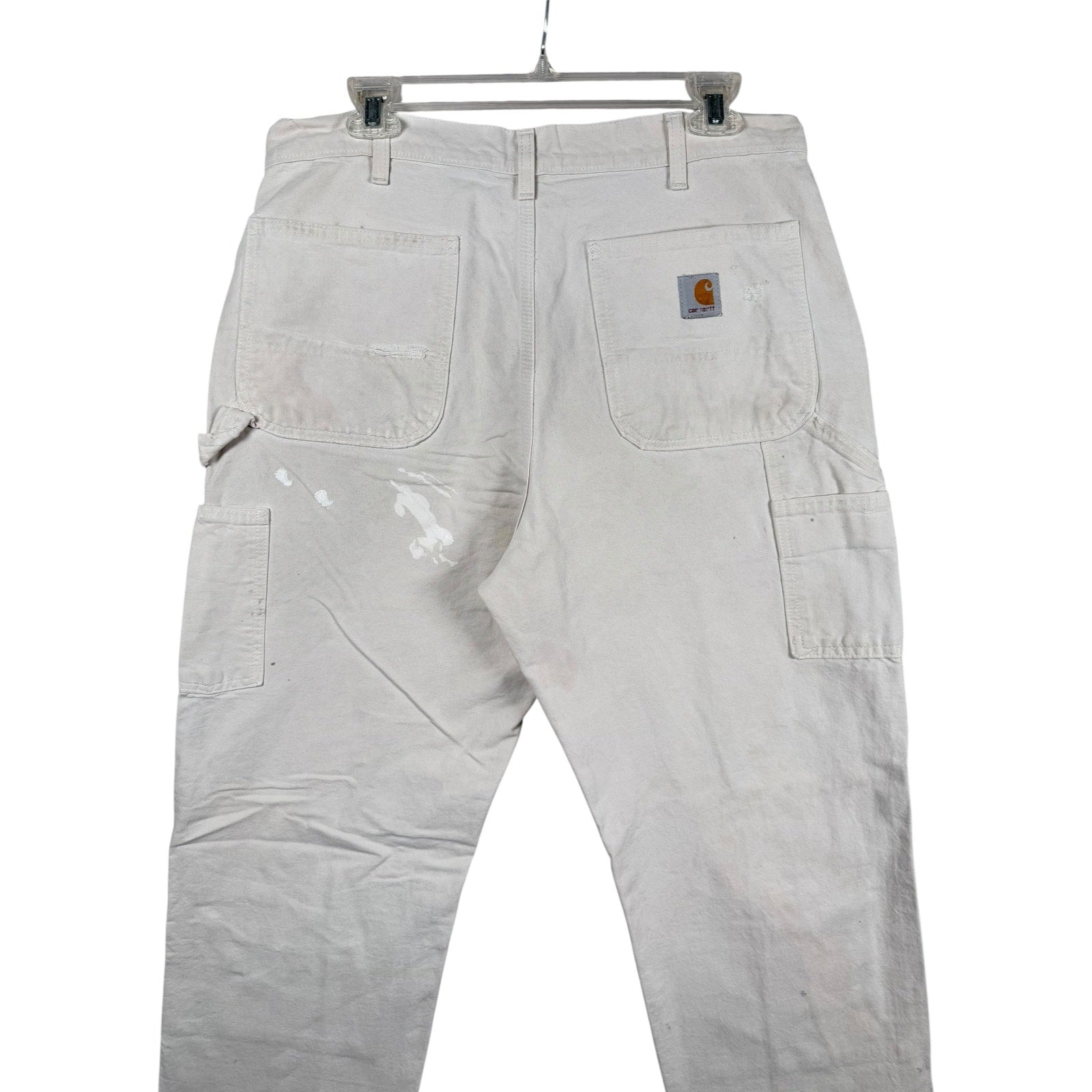 Vintage Carhartt Distressed Double Knee Carpenter Work Pants 34